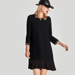 Zara textured chain cuff dress